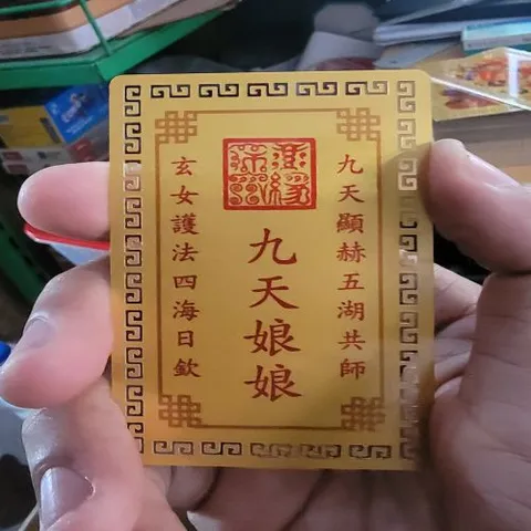 kim bài linh phù cửu thiên huyền nữ Dương Khoa SHop