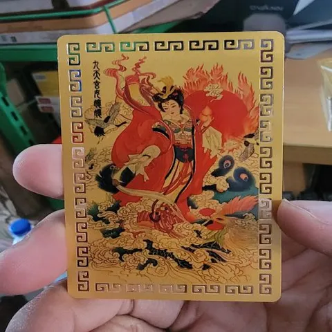 kim bài linh phù cửu thiên huyền nữ Dương Khoa SHop