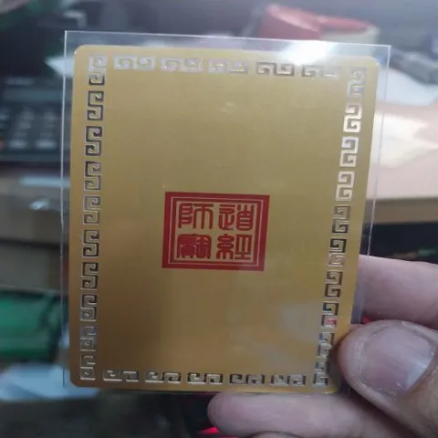 kim bài linh phù thiện tài đồng tử Dương Khoa SHop