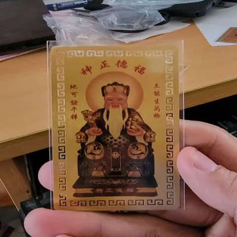 kim bài linh phù phúc đức chánh thần Dương Khoa SHop
