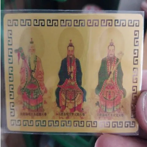 kim bài linh phù tam thanh đạo giáo