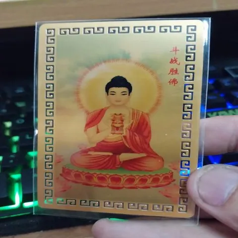 kim bài linh phù đấu chiến thắng phật