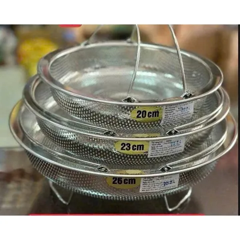 Rổ hấp inox 304 Gia Dụng Xứ Nghệ đa năng hấp bánh bao rau củ thực phẩm, bền chắc