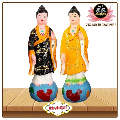 Tượng mẹ địa mẫu diêu trì thánh mẫu 42cm đất nung