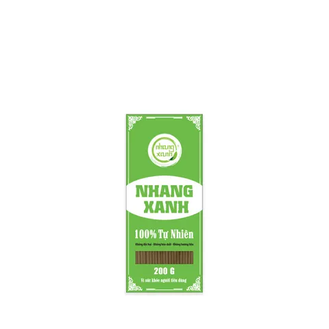 Nhanh xanh Trầm Hương 2 tấc (hộp 200g)