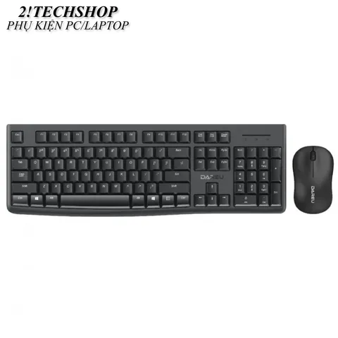Bộ phím chuột không dây DAREU MK188G (Wireless USB), Bộ phím chuột văn phòng phù hợp PC/Laptop - BH 24T