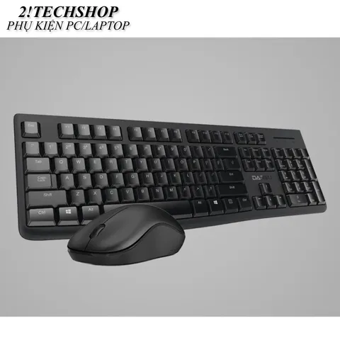 Bộ phím chuột không dây DAREU MK188G (Wireless USB), Bộ phím chuột văn phòng phù hợp PC/Laptop - BH 24T