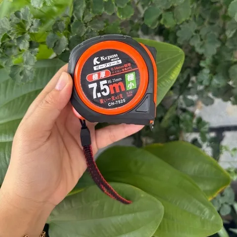 Thước cuộn Kapusi 5m 7.5m  - Thước mét, thước lỗ ban vỏ bọc nhựa cao cấp