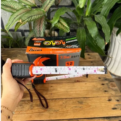 Thước cuộn Kapusi 5m 7.5m  - Thước mét, thước lỗ ban vỏ bọc nhựa cao cấp