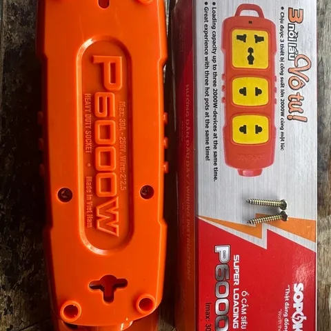 SOPOKA Ổ Cắm Điện CHƯA KÈM DÂY (Tự Đấu Dây) Siêu Chịu Tải - P6000W - Chịu Tải 6000W Chống Cháy
