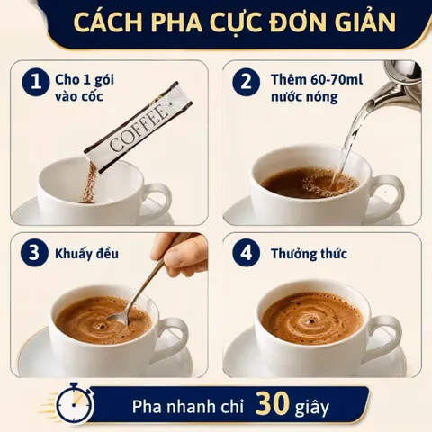 ☕ CÀ PHÊ CACAO – THỨC UỐNG HÀNG NGÀY DỄ UỐNG- Hộp 15 gói