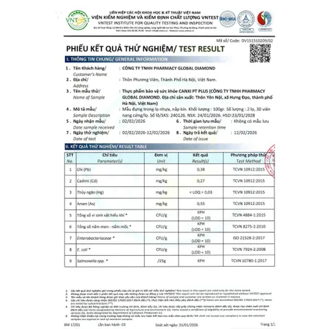 Tăng Chiều Cao Cho Mọi Lứa Tuổi - Viên uống Canxi PT PLUS hộp 30 viên, nguyên liệu nhập khẩu từ Pháp