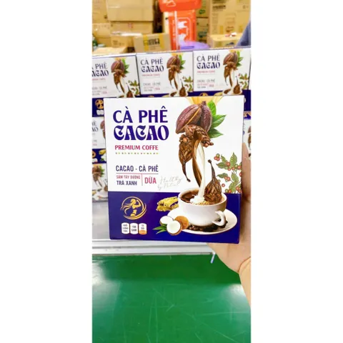 ☕ CÀ PHÊ CACAO – THỨC UỐNG HÀNG NGÀY DỄ UỐNG- Hộp 15 gói