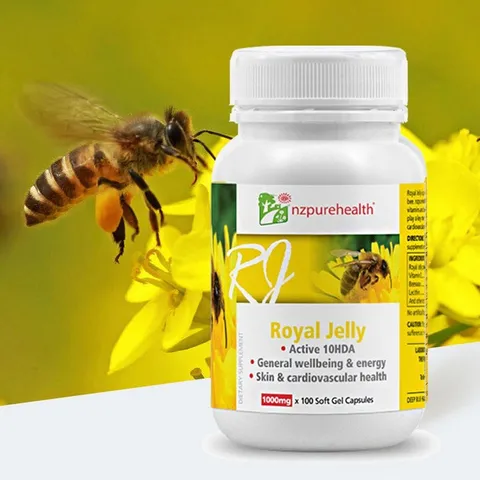Viên Uống Sữa Ong Chúa Royal Jelly NZPureHealth 30 viên