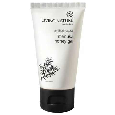 Gel giảm mụn, mờ thâm mật ong Living Nature Manuka Honey Gel (50ml)
