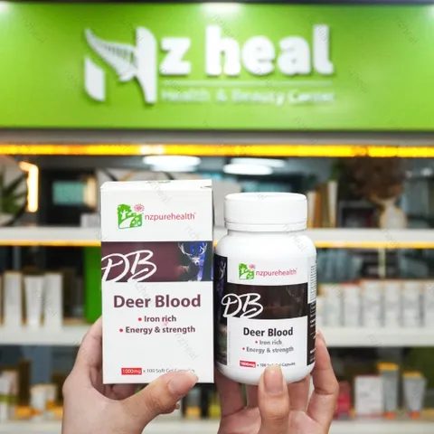 Viên uống bổ máu, cấp sắt  Deer Blood NZ Pure Health (30 viên)