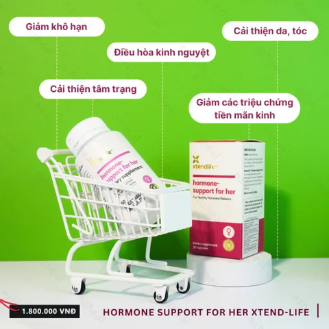 Viên tăng nội tiết tố nữ Hormone Support For Her Xtend-Life (90 Viên)