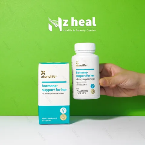 Bộ đôi tăng nội tiết, trẻ hóa da: Xtend-Life Hormone Support For Her + Nzpurehealth Sheep Placenta