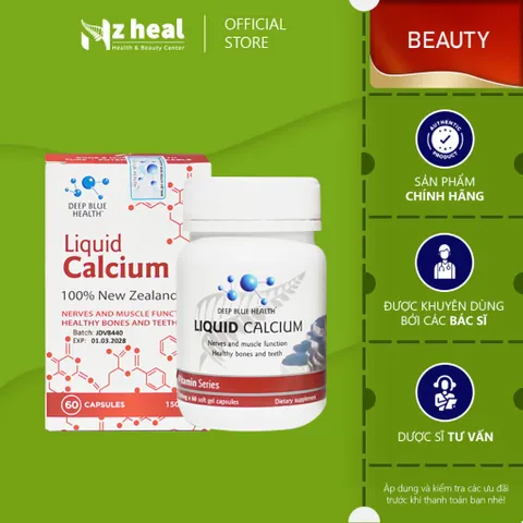 Bổ Sung Canxi Deep Blue Health Calcium 60v