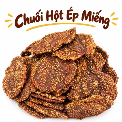 Chuối Hột Ép Miếng Phơi Khô Nhà Làm – Chuối Hột Khô Ngâm Rượu, Pha Nước