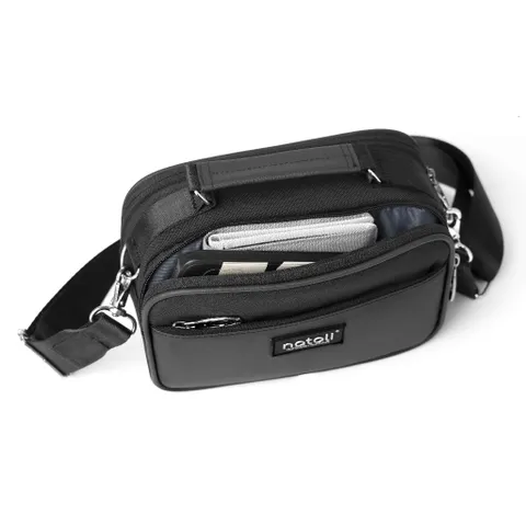 Túi Đeo Chéo Nam NATOLI Phối Da Chống Nước Thời Trang Cao Cấp - CLASSIC CROSSBAG T8