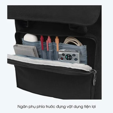 Balo laptop chống sốc cao cấp Natoli B23 gọn nhẹ, chống thấm nước, thời trang tiện dụng phù hợp đi học, đi làm, dã ngo