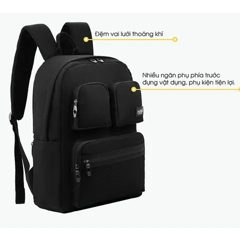 Balo Đi Học Nam Nữ NATOLI Phong Cách Thời Trang Chống Nước Chất Liệu Siêu Nhẹ - Dynamic Backpack B1