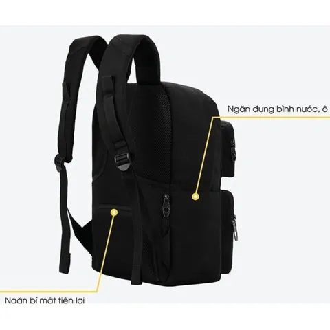 Balo Đi Học Nam Nữ NATOLI Phong Cách Thời Trang Chống Nước Chất Liệu Siêu Nhẹ - Dynamic Backpack B1