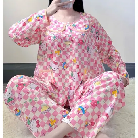 Đồ Bộ Tole Nữ Mặc Nhà Mát Mẻ, Thiết Kế Dễ Thương, Chất Vải Mềm Mịn – size 45-75kg 850546