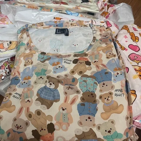 Đồ Bộ Tole Nữ Form Babydoll Tay Dài Quần Dài, Đồ Mặc Nhà Nữ Thoải Mái, Bộ Đồ Ngủ Nữ Dễ Thương