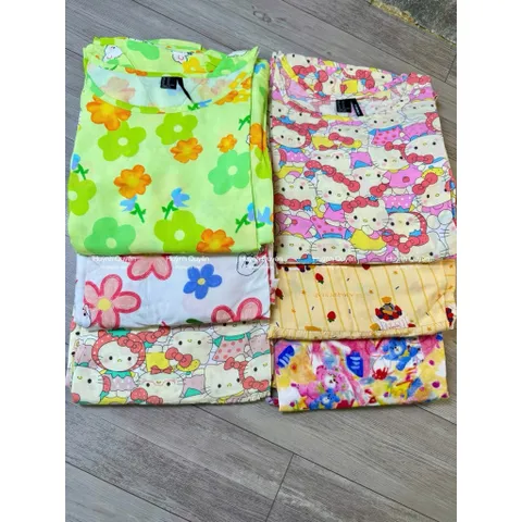 Đồ bộ nữ tole mặc nhà tay dai quần dài form rộng mặc thoáng mát – size M-L-XL 850555