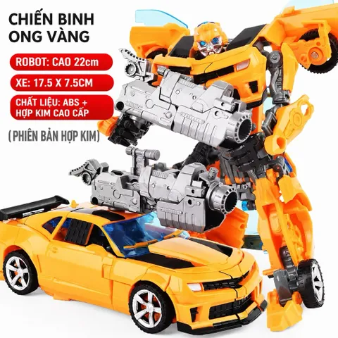 Mô hình đồ chơi tranfomer , đồ chơi robot chiến binh biến hình 2trong1 , chất liệu hợp kim,nhựa abs