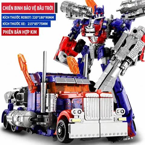 Mô hình đồ chơi tranfomer , đồ chơi robot chiến binh biến hình 2trong1 , chất liệu hợp kim,nhựa abs