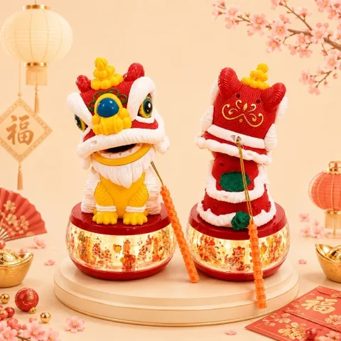 Đèn lồng trung thu kỳ lân thiết kế bắt mắt, màu sắc nổi bật,có nhạc , đèn ,nhựa abs,lồng đèn trung thu