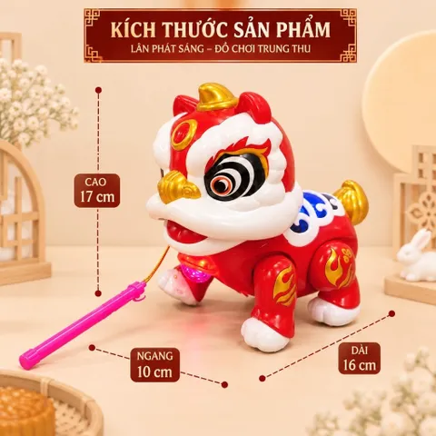 Đèn lồng trung thu kỳ lân thiết kế bắt mắt, màu sắc nổi bật,có nhạc , đèn ,nhựa abs,lồng đèn trung thu