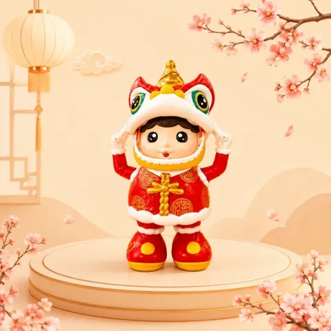 Đèn lồng trung thu kỳ lân thiết kế bắt mắt, màu sắc nổi bật,có nhạc , đèn ,nhựa abs,lồng đèn trung thu
