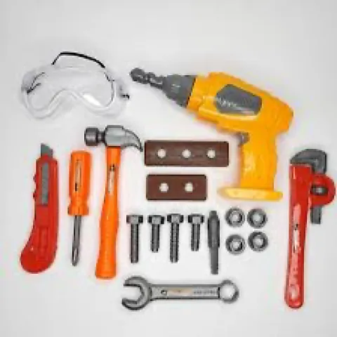Bộ Đồ Chơi Dụng Cụ Sửa Chữa Cho Bé – Máy Khoan, Búa, Tua Vít, Cờ Lê – Đồ Chơi Kỹ Sư Thợ Máy Nhí 3+ Tuổi
