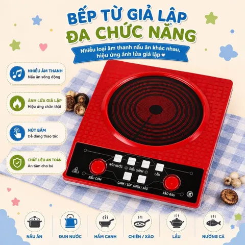 Bộ đồ chơi nấu ăn nhà bếp cho bé , Bếp sài pin aa mô phỏng âm thanh mô phỏng chân thực , giúp bé nhập vai siêu vui