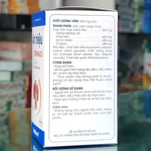 TPBVSK An Niệu Traphaco - Hỗ Trợ Giảm Tiểu Đêm, Tiểu Nhiều Lần Do Thận Kém Hộp 30 Viên