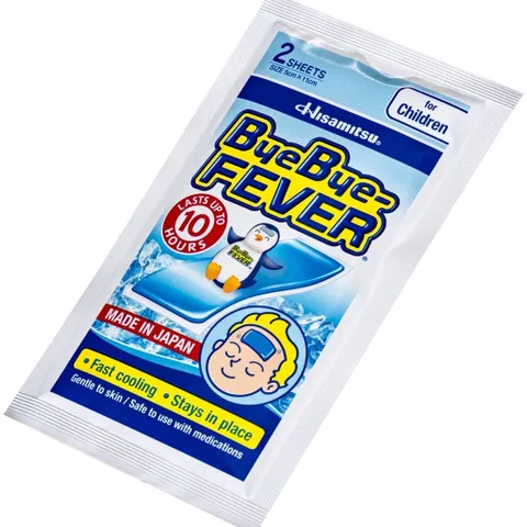 Miếng dán hạ sốt ByeBye Fever For Children dùng cho trẻ trên 2 tuổi (8 gói x 2 miếng)