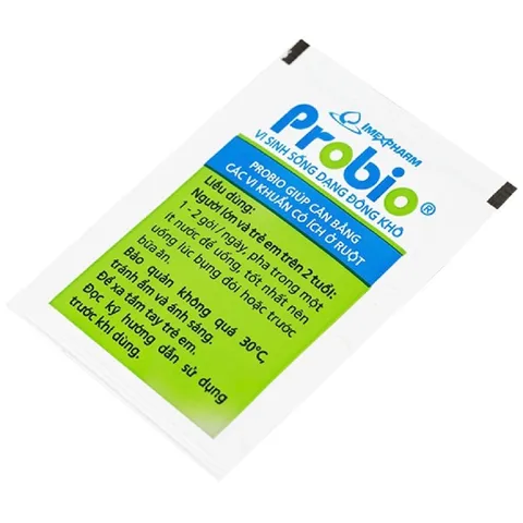 Cốm pha hỗn dịch men uống Probio Imexpharm hộp 14 gói - Cân bằng hệ vi sinh đường ruột