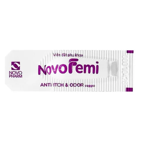 Viên đặt Novofemi Tím - làm sạch, khử mùi, giảm ngứa, khí hư, hỗ trợ dưỡng ẩm