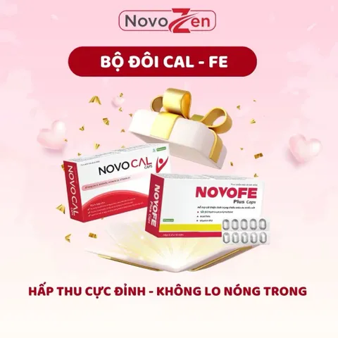Viên uống Sắt Novofe Plus Caps - Hỗ trợ tình trạng thiếu máu, thiếu sắt - Hộp 30 viên