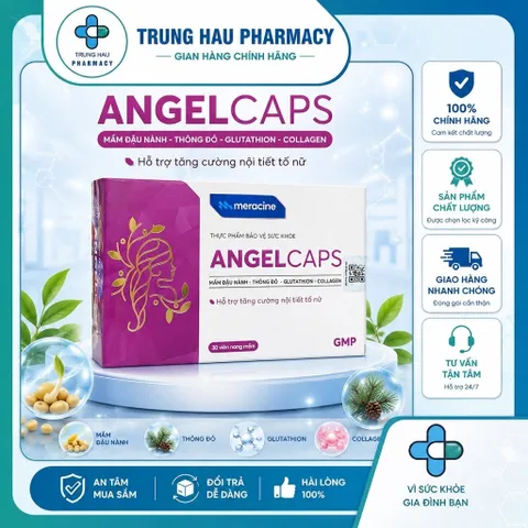 Hỗ trợ tăng cường nội tiết tố nữ ANGEL CAPS (ANGELCAPS) ( 3vỉ*10viên)