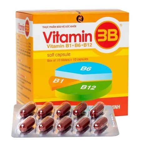 Vitamin 3B Gold Phúc Vinh Hộp 100 Viên – Bổ Sung B1 B6 B12, Giảm Mệt Mỏi, Tăng Cường Sức Khỏe