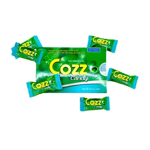 Kẹo ngậm Cozz Candy DHG - Hỗ trợ giảm ho, thông họng (Hộp 100 viên)
