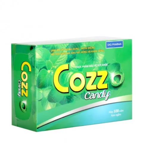 Kẹo ngậm Cozz Candy DHG - Hỗ trợ giảm ho, thông họng (Hộp 100 viên)
