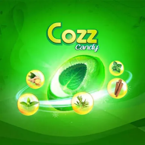 Kẹo ngậm Cozz Candy DHG - Hỗ trợ giảm ho, thông họng (Hộp 100 viên)