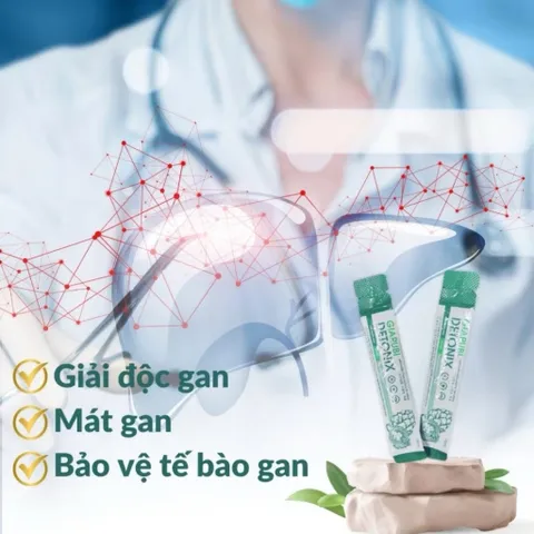 Gel giải rượu bia Giarubi Detonix hộp 20 gói x 15ml
