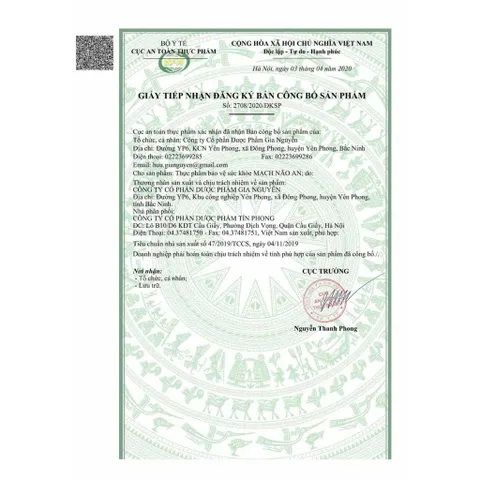 Viên uống bổ não MẠCH NÃO AN, hỗ trợ bổ huyết, hoạt huyết; giảm đau đầu, hoa mắt, chóng mặt, mất ngủ, tê bì chân tay